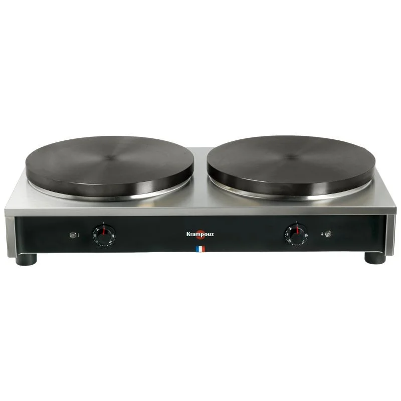 Crêpière Professionnelle Électrique Double - Gamme Confort - Ø 40 cm - 230 V Soldes