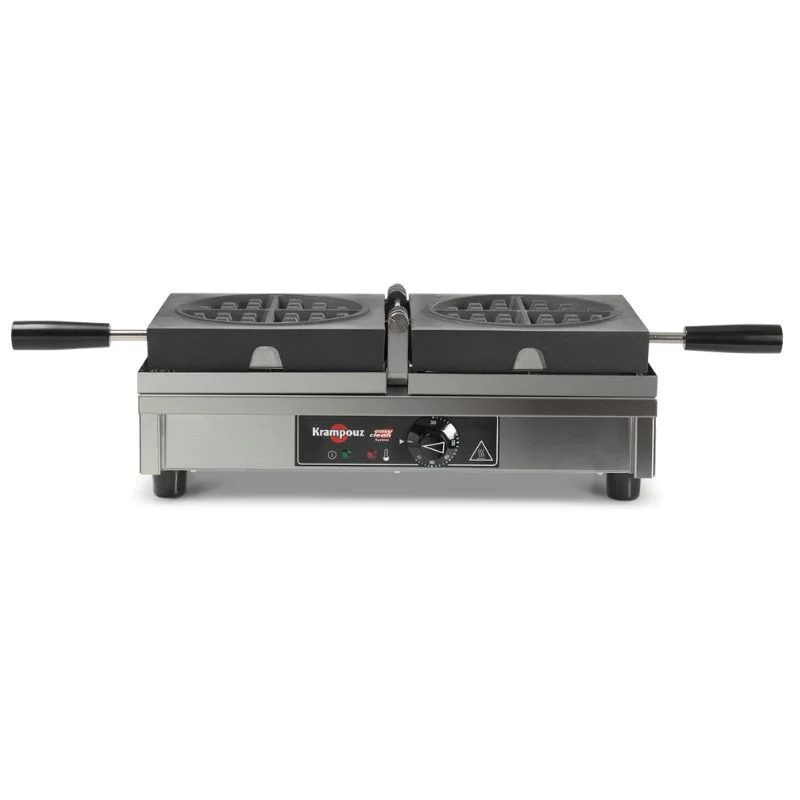 Meilleure Vente Gaufrier Professionnel à Ouverture 180 ° - Basculement Gauche Droite - Ronde