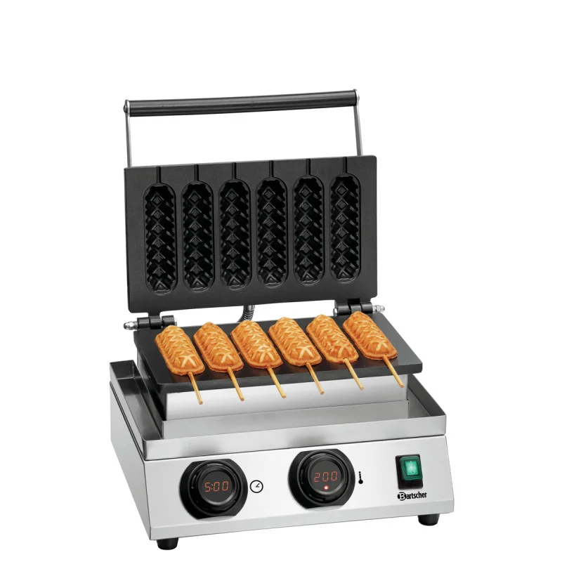 Gaufrier Professionnel Lolly - 6 Gaufres en Épis Must-Have