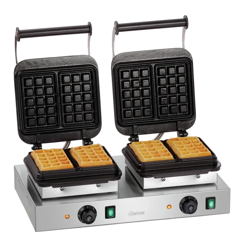 Gaufrier Double Professionnel - Gaufres Bruxelles Satisfait Ou Remboursé