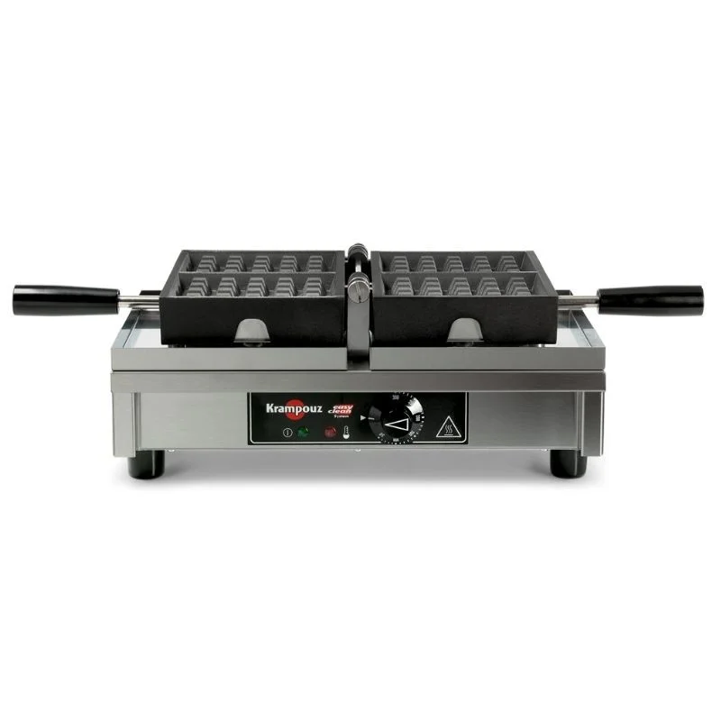 Meilleure Vente Gaufrier Professionnelà Ouverture 180 ° - Basculement Gauche Droite - 4 x 5 Liège