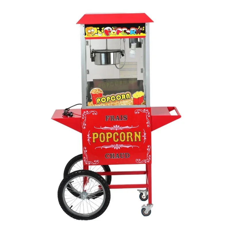 Quantité Limitée Machine à Pop-Corn Professionnelle avec Chariot