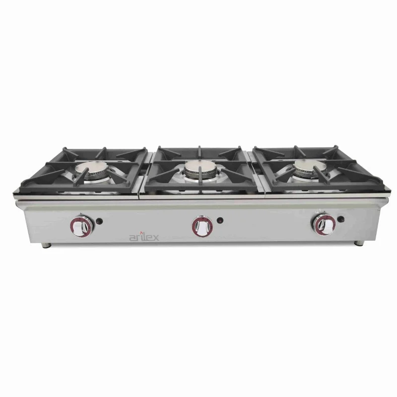 Réchaud à Gaz - 3 Brûleurs - 17400 W Marque