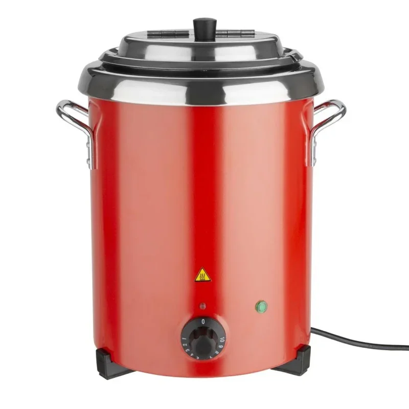 Acheter En Ligne Marmite à Soupe Rouge avec Poignées - 5,7 L