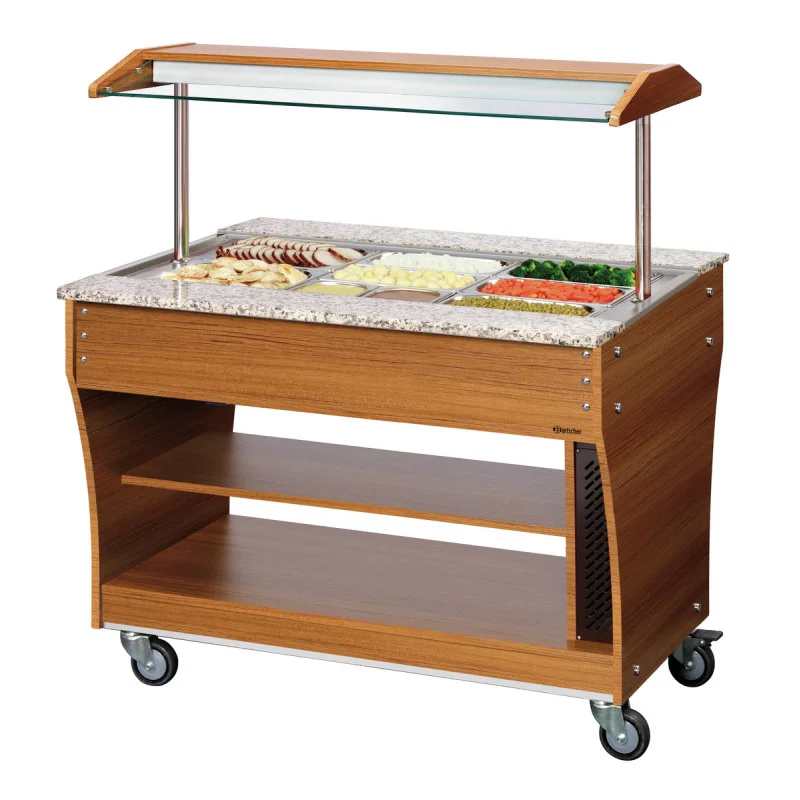 Chariot Buffet Chaud - 3 x GN 1/1 Commander Maintenant