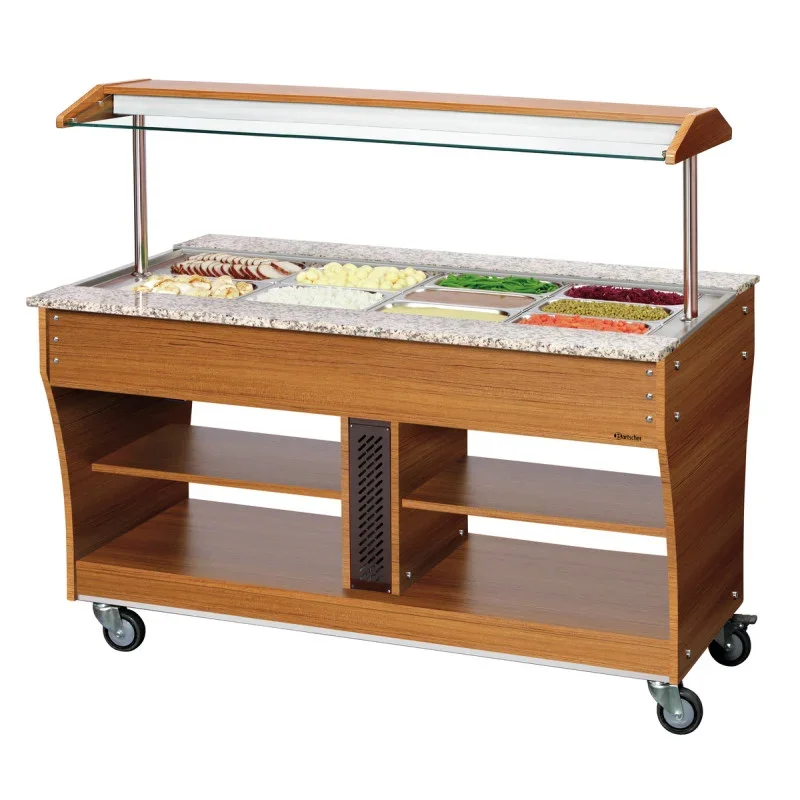 Chariot Buffet Chaud - 4 GN 1/1 Expédition Rapide