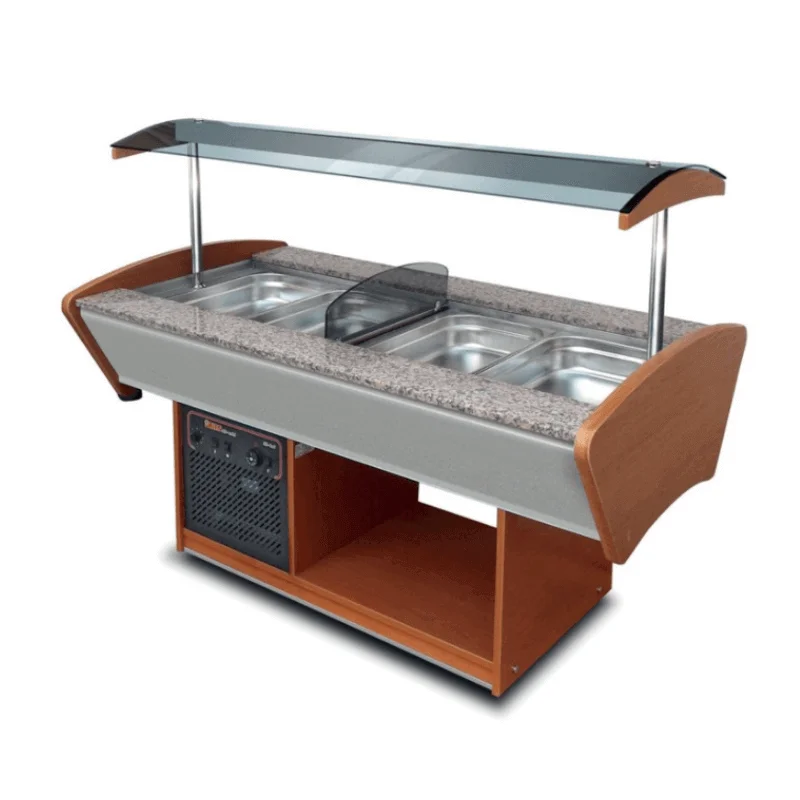 Buffet Chaud/Froid Central - 2 x 3 bacs GN 1/1 Vente Flash