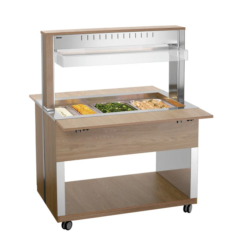Chariot Buffet Chaud - 3 x GN 1/1 Marque