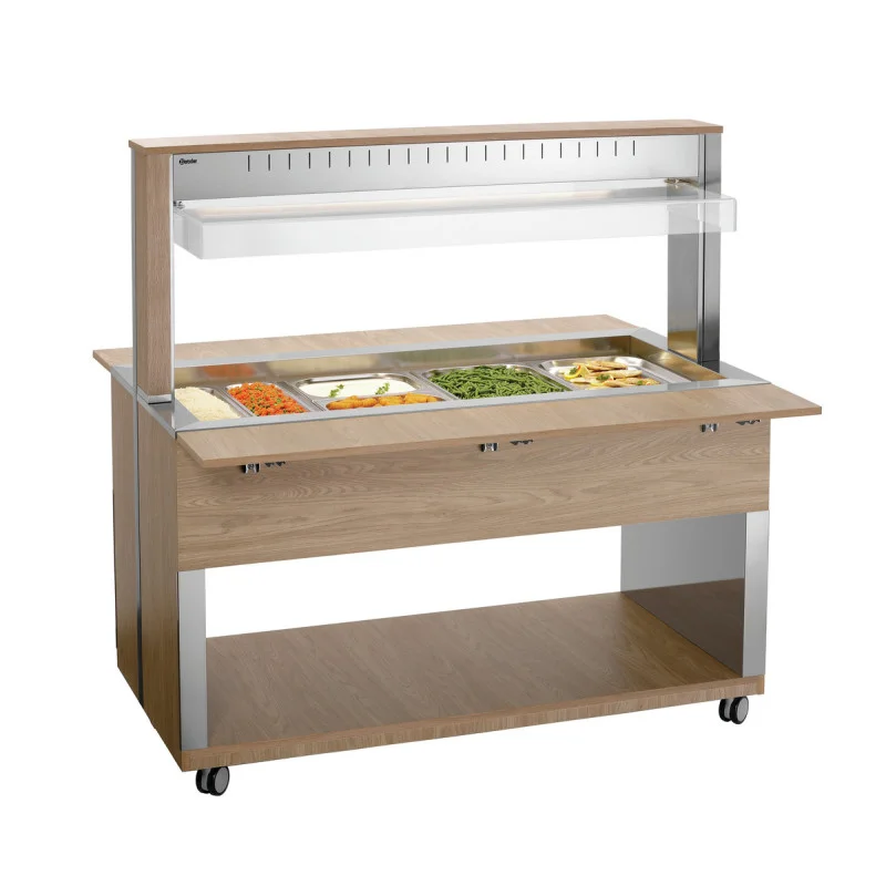 Chariot Buffet Chaud - 4 x GN 1/1 Meilleur Choix