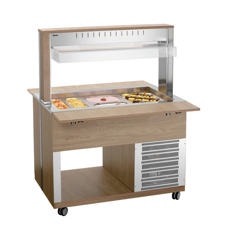 Produit De Marque Chariot Buffet Chaud - 3 x GN 1/1