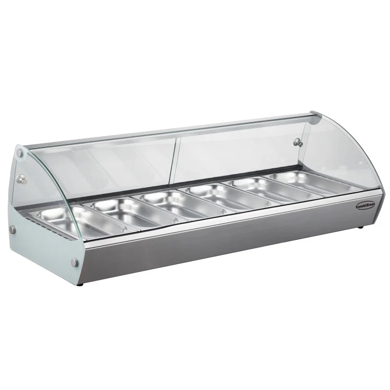 Offre Limitée Vitrine Chauffante à Poser - 6 GN 1/3