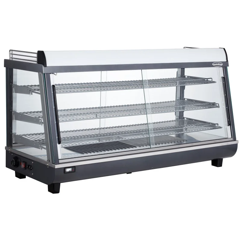 Vitrine Chauffante à Poser - 186 L Meilleur Prix