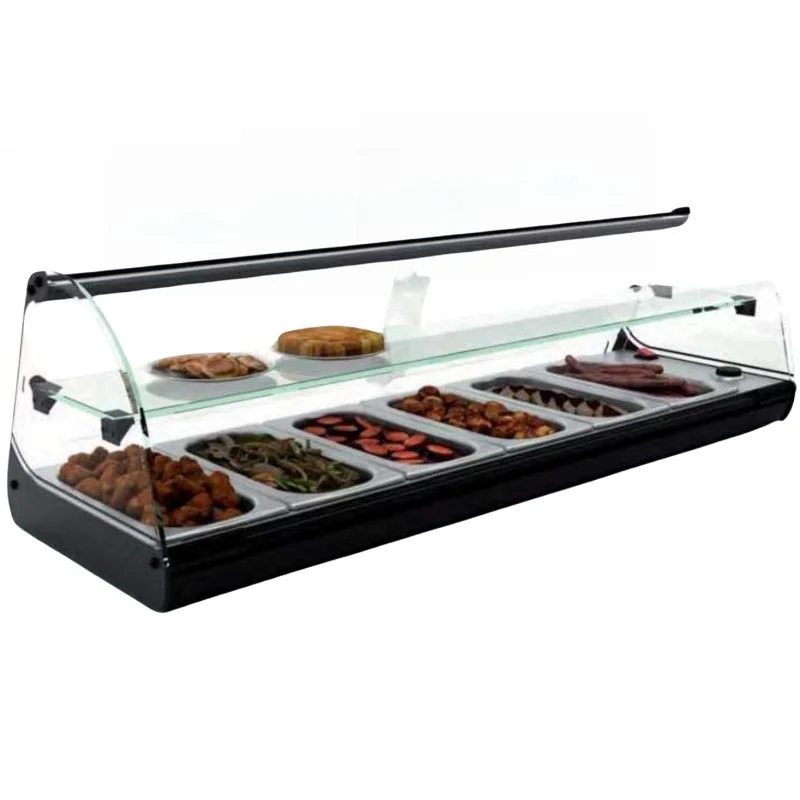 Vitrine Chaude à Poser - DEUX NIVEAUX Bain Marie - GN 1/3 Prix Promo
