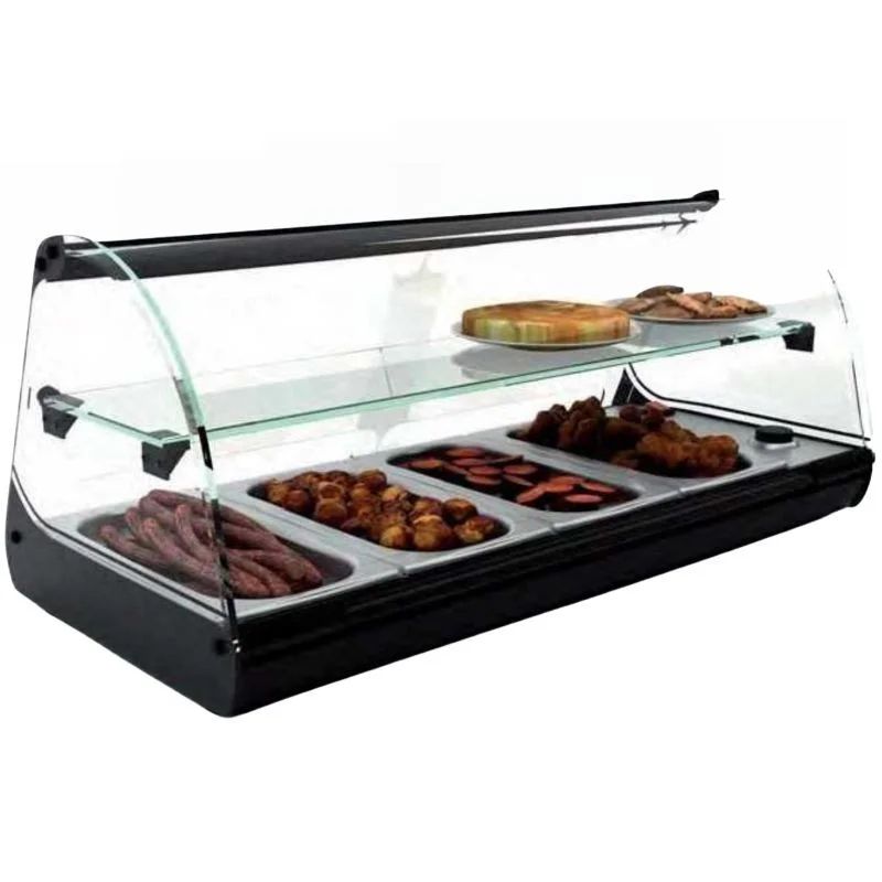 Vitrine Chaude à Poser - DEUX NIVEAUX Bain Marie - GN 1/3 Promotion Saisonnière