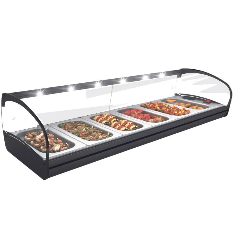 Vitrine Chaude à Poser - SHARK 1P Bain Marie - GN 1/3 Livraison Express