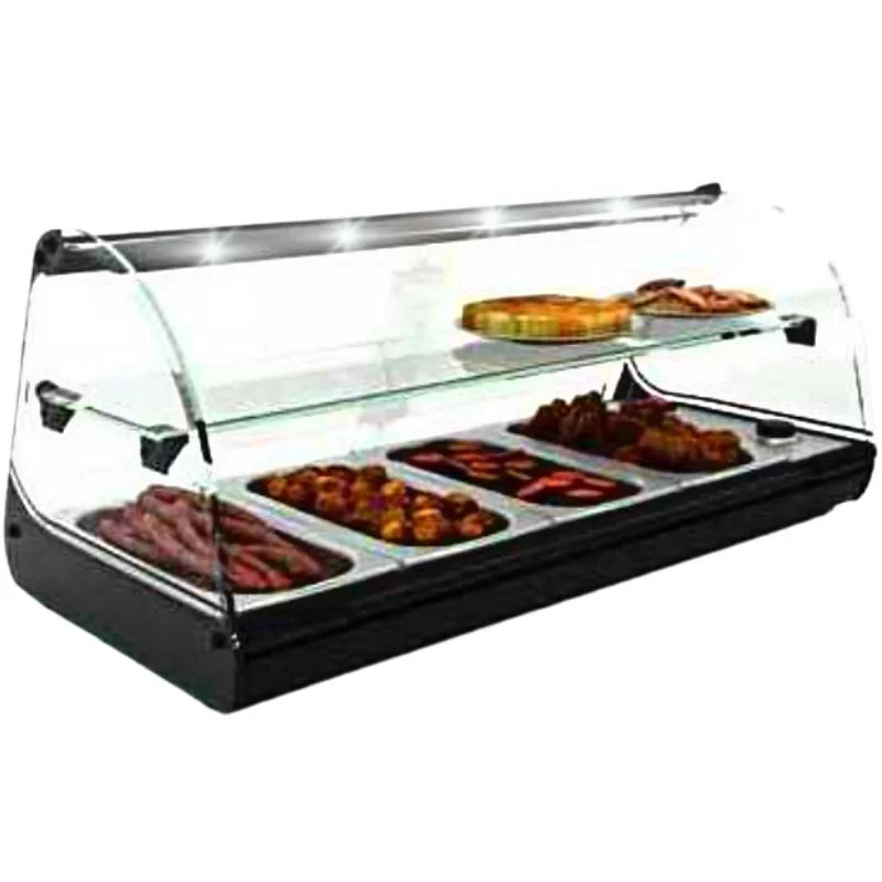 Must-Have Vitrine Chaude à Poser - SHARK 2P Bain Marie - GN 1/3