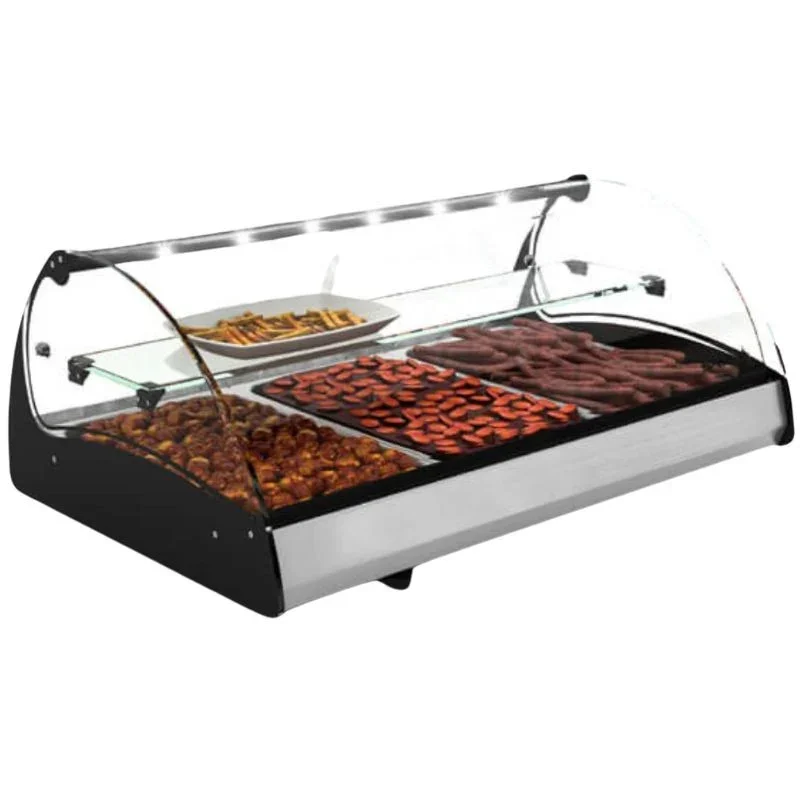 Vitrine Chaude à Poser - SPLENDID Bain Marie - L 690mm - GN 1/1 Livraison Express