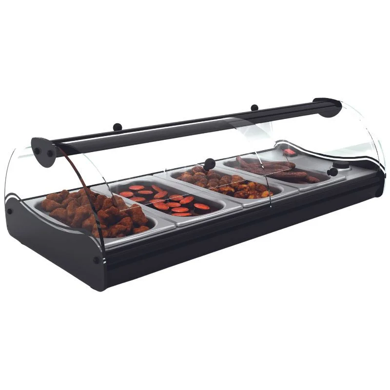 Vente Directe Vitrine Chaude à Poser - LIBRE SERVICE Bain Marie - GN 1/3