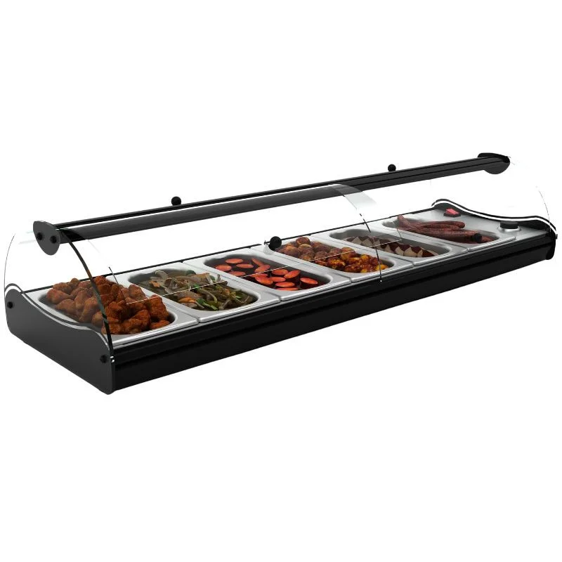 Vitrine Chaude à Poser - LIBRE SERVICE Bain Marie - GN 1/3 Nouvel Arrivage