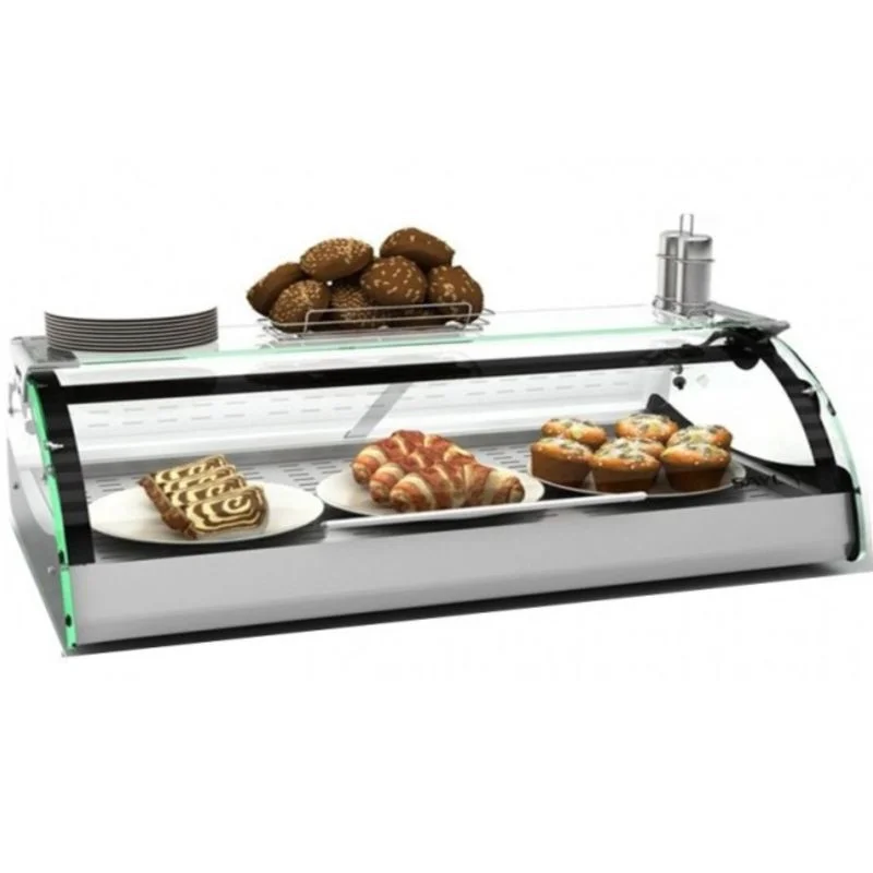 Acheter En Ligne Vitrine Chaude à Poser Libre Service - MAXISELF Sahara - avec etagère - L 690 mm
