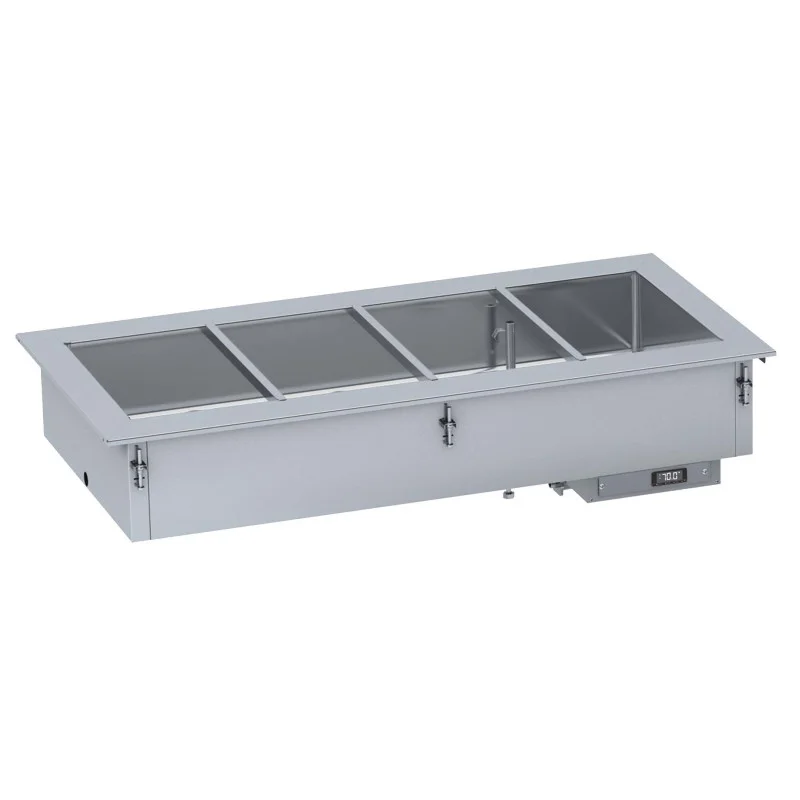 Réduction Bain-Marie Drop-In à Remplissage d'Eau Manuel - 4/1