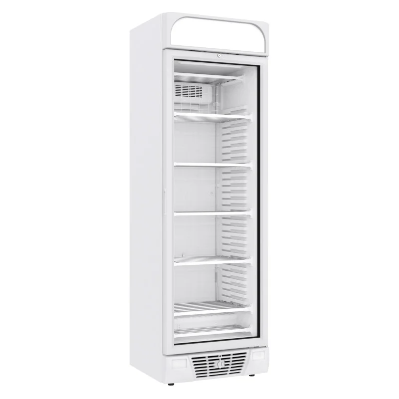 Promotion Saisonnière Armoire Réfrigérée Négative Blanche - 1 Porte Vitrée - 382 L