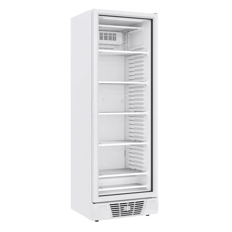 Prix Bas Armoire Réfrigérée Négative Blanche - 1 Porte Vitrée - 382 L