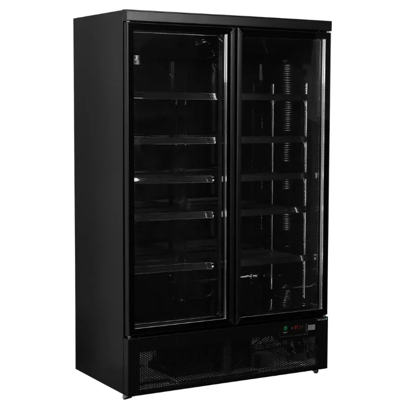 Armoire Réfrigérée Positive 2 Portes Vitrées - 1081 L Expédition Rapide