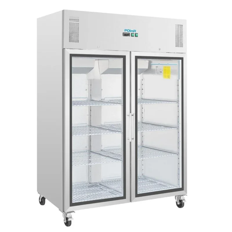 Vitrine Réfrigérée Positive Double GN 2/1 Série G - 1200 L Commande En Gros