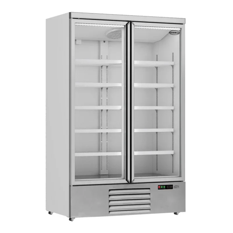 Promotion Armoire Réfrigérée Positive Inox - 2 Portes Vitrées - 1000 L