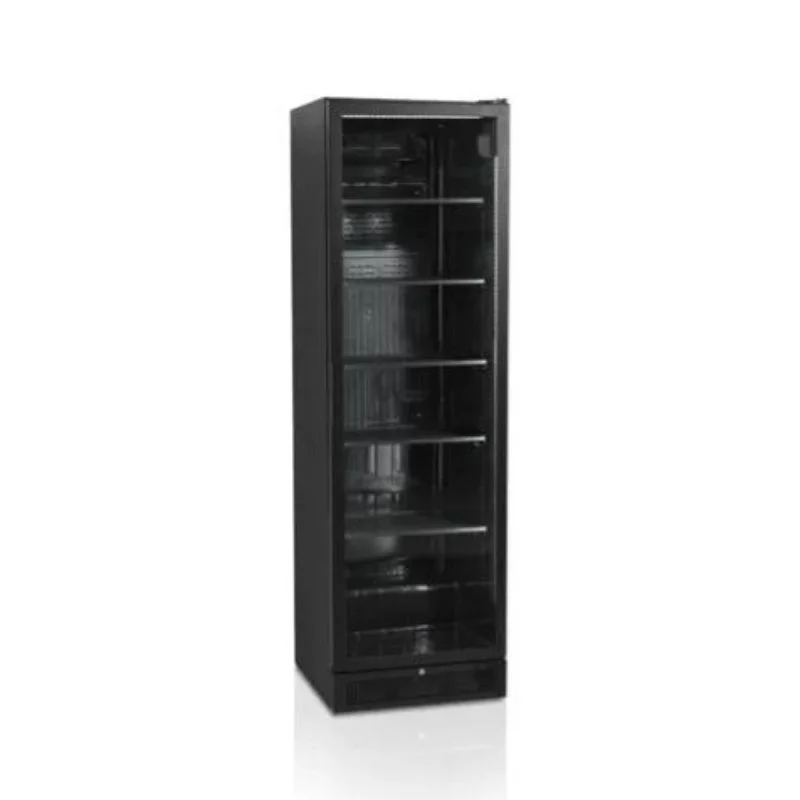 Armoire Réfrigérée Noire - Porte Vitrée - 347 L Commander Maintenant