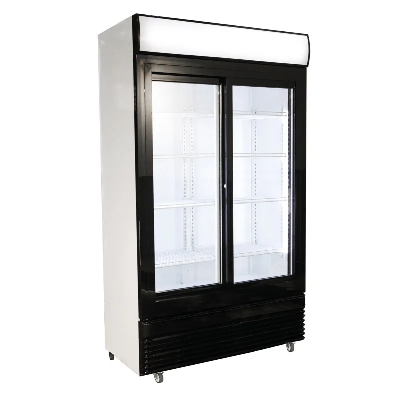Armoire Réfrigérée Positive - 2 Portes Vitrées Coulissantes - 780 L Super Prix