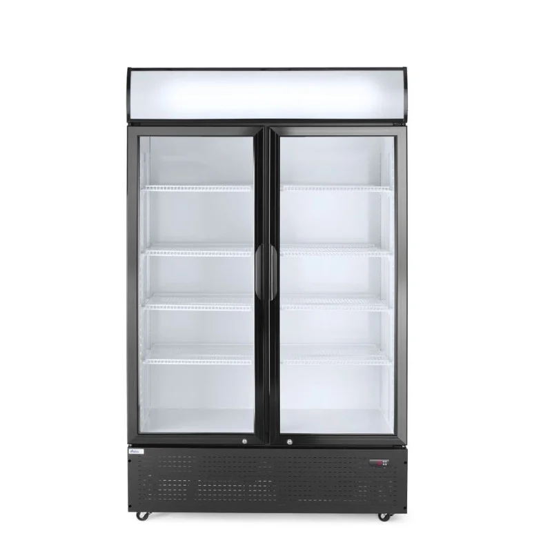 Armoire Réfrigérée avec Canopée - 2 Portes Vitrées Nouvel Arrivage