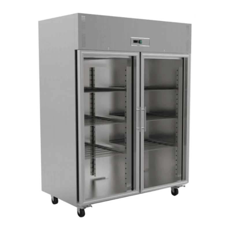 Livraison Gratuite Armoire Réfrigérée Vitrée GN2/1 Positive - 1400 Litres