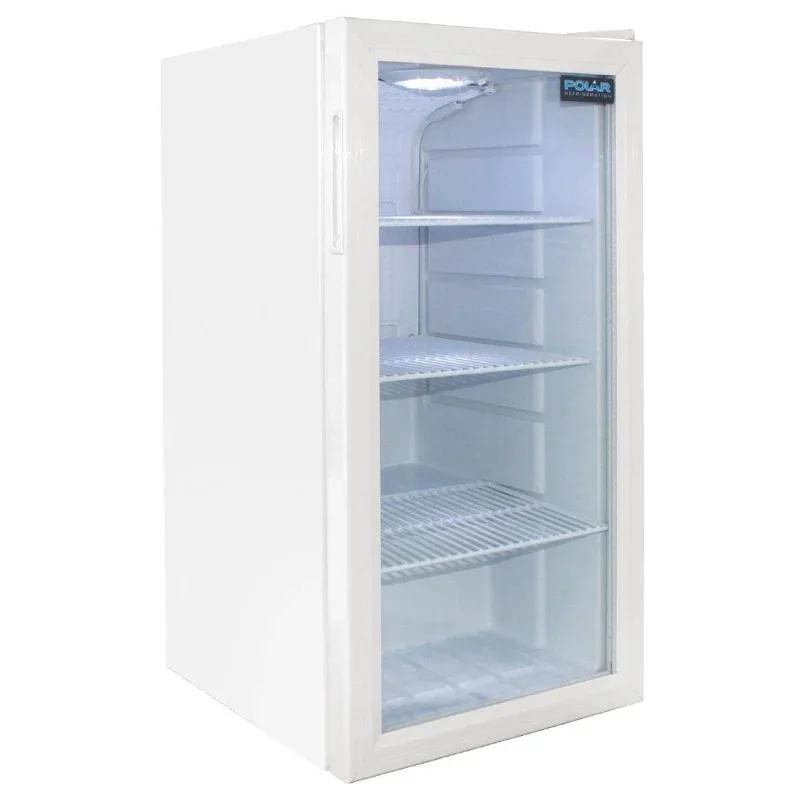 Nouveauté Vitrine Réfrigérée de Comptoir Blanche - 1 Porte - 88 L