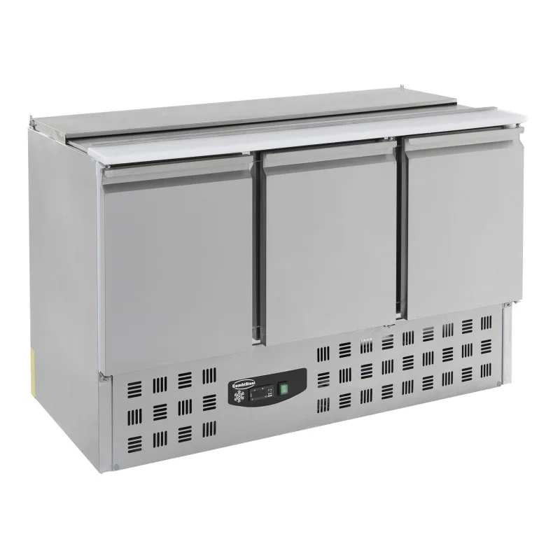 Saladette Réfrigérée GN 1/1 - 3 Portes - 368 L - 4 GN 1/1 Livraison Express