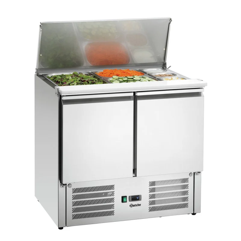 Livraison Gratuite Saladette Réfrigérée - 2 x 1/1 GN + 3 x 1/6 GN - 2 Portes