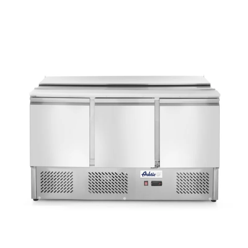 Saladette 3 Portes - 380 L - 4 Bacs GN 1/1 Paiement Sécurisé