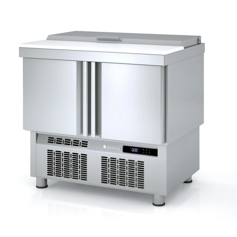 Saladette Réfrigérée Positive - 2 Portes - 169 L - 15 Bacs GN 1/6 Commander Vite
