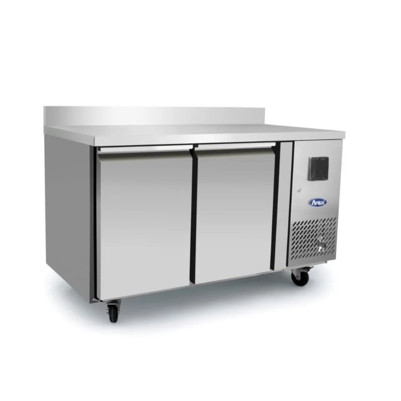 Prix Choc Table réfrigérée Profondeur 600 mm - 2 portes - Avec Dosseret