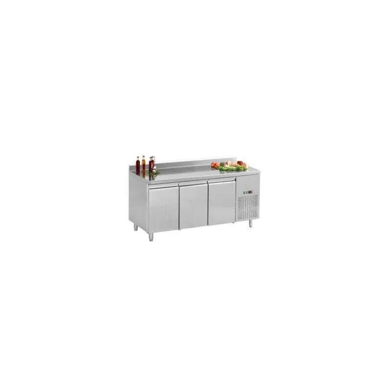 Table Réfrigérée Prof. 600 - 3 Portes avec Dosseret Offre Du Jour