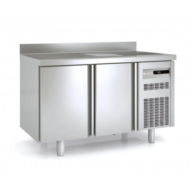Affaire À Saisir Table Réfrigérée Positive avec Evier - 255 L - 2 Portes - P 700