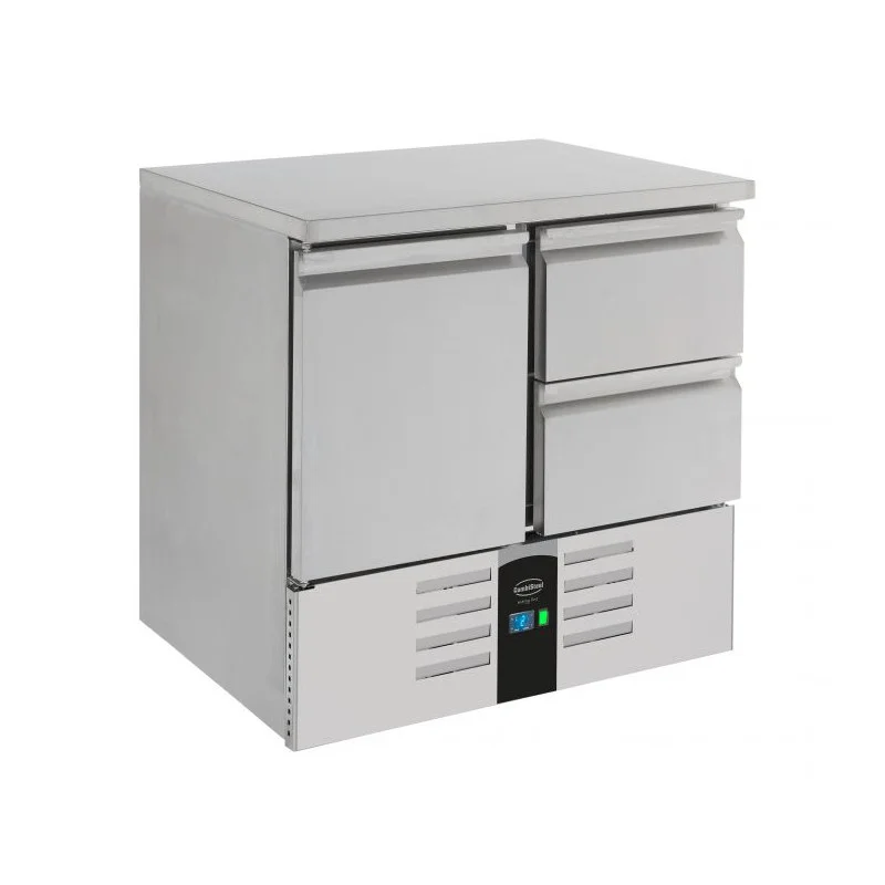 Table Réfrigérée Positive à 1 Porte et 2 Tiroirs - 257 L Acheter Direct