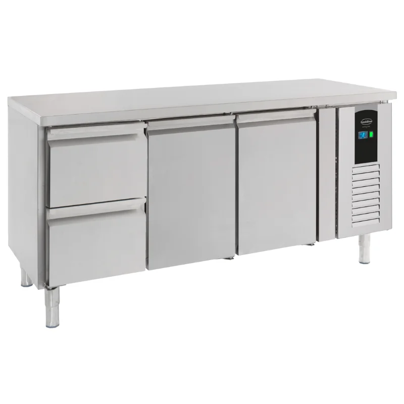Vente Directe Table Réfrigérée Positive à 2 Portes et 2 Tiroirs Energy Line - 291 L