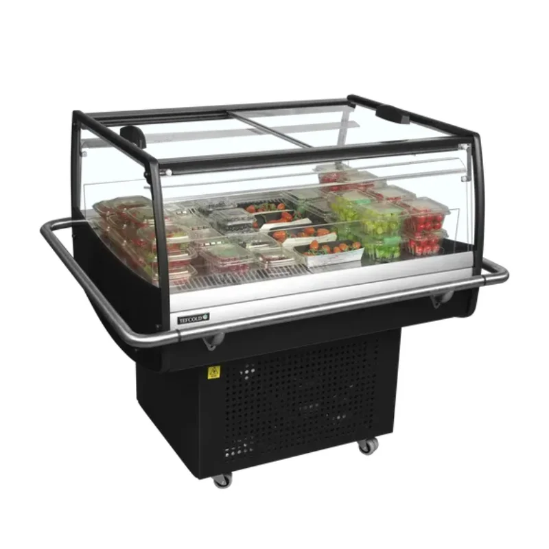 Réfrigérateur avec Couvercle Coulissant Vitré Plat - 105 L Prix Réduit