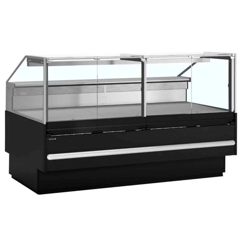 Vitrine Réfrigérée de Supermarché Noir -469 L Vente Directe