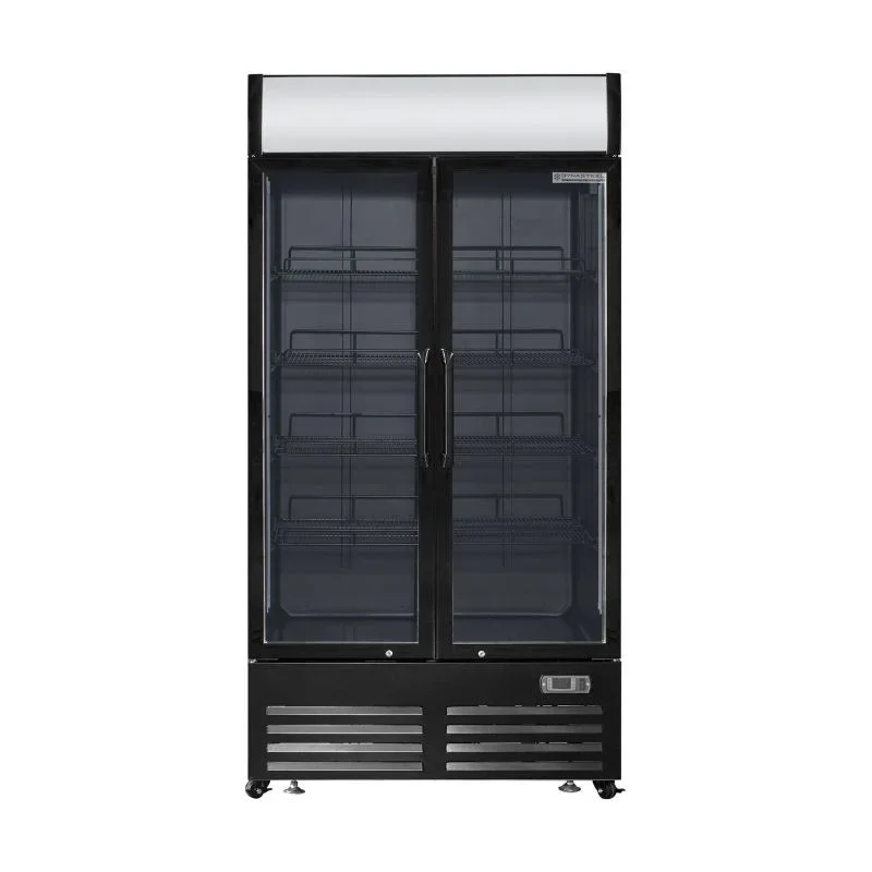 Vitrine à Boissons Réfrigérée - 2 Portes - 736 L avec Canopy Réduction