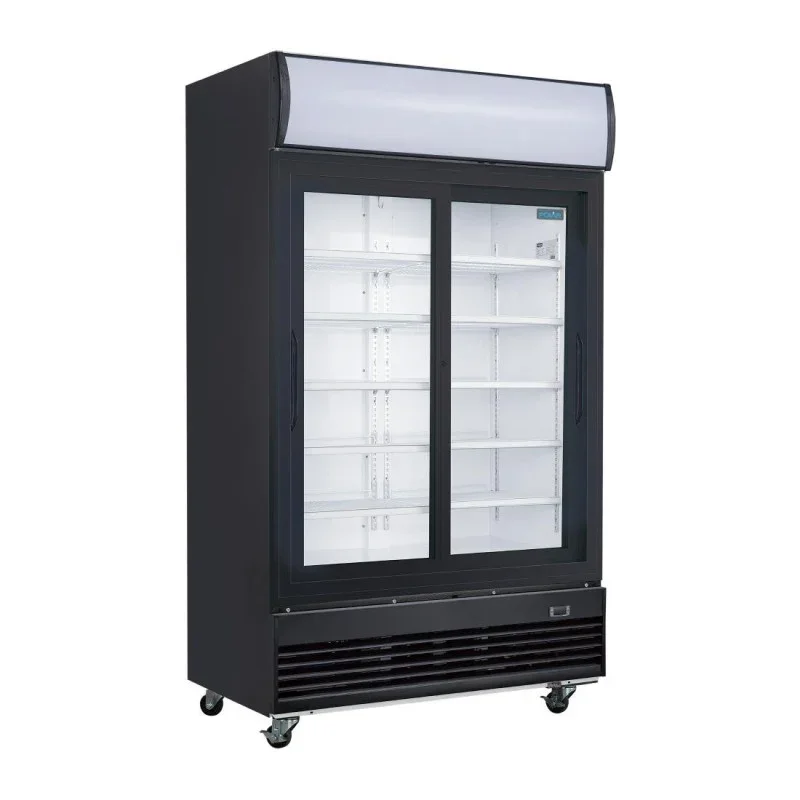 Dernière Chance Vitrine Réfrigérée Positive à Boissons - Portes Coulissantes - 950 L