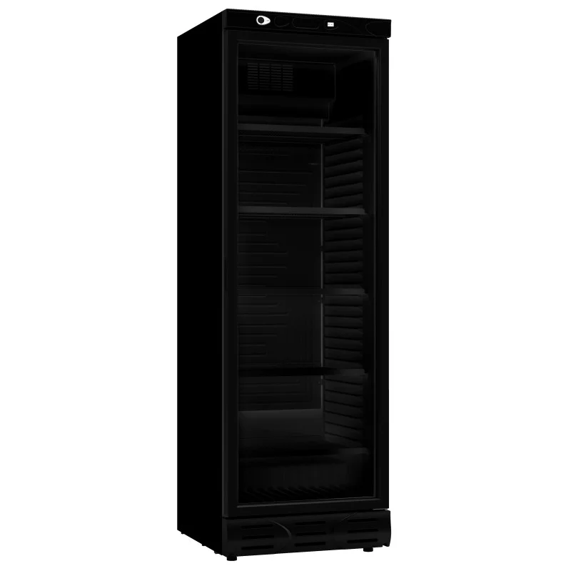 Nouvel Arrivage Armoire Réfrigérée à Boissons Noire à Porte Vitrée - 382 L