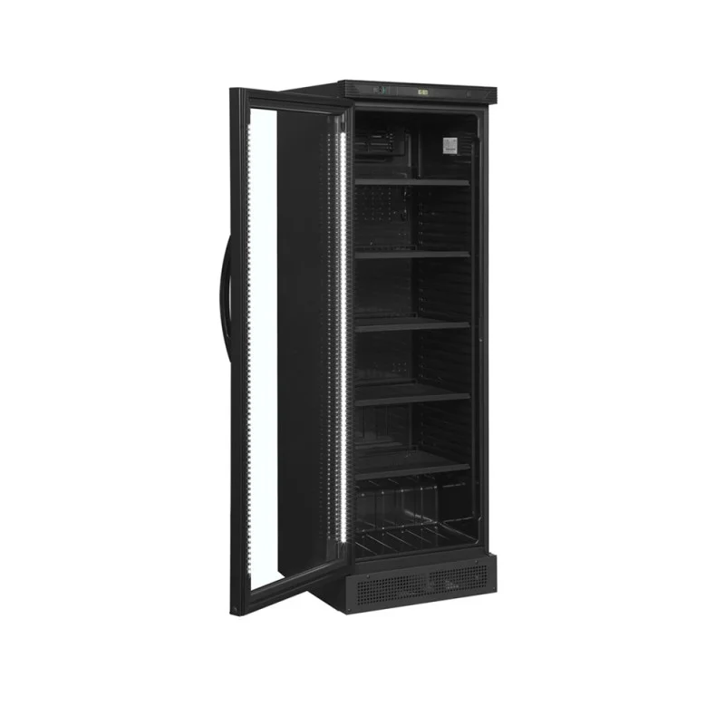 Armoire Réfrigérée à Boissons Noir - Porte Vitrée à Côté Gauche- 347 L Prix Promo